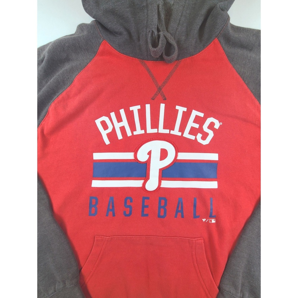 Philadelphia Phillies Hoodie XL MLB Baseball Raglan Athleisure Classic Casual